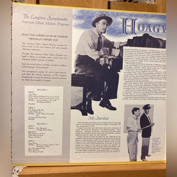Hoagy Carmichael - Vintage Composer Festival Record, Longines - Picture 7 of 16